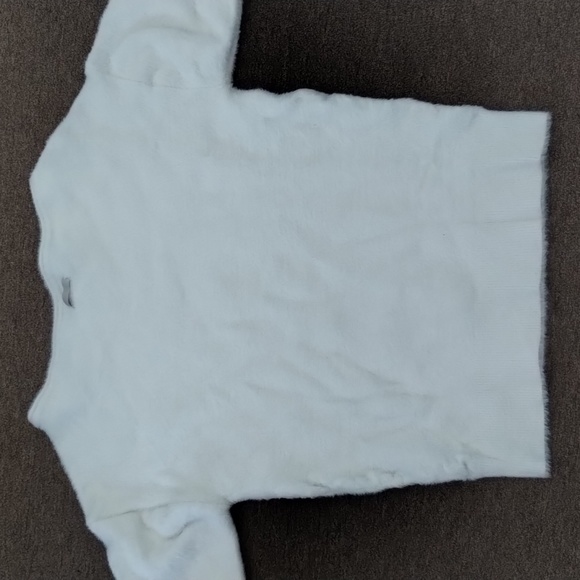 Whitney off the shoulder white eyelash sweater - Picture 6 of 6